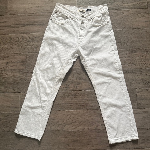 Please Denim Straight Leg Jeans - Size XS - White - Picture 1 of 3
